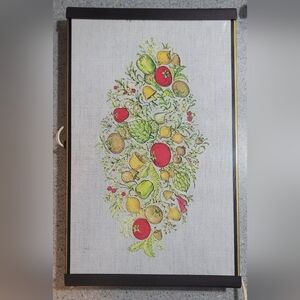 Vtg Warm-O-Tray Model #60 Spice Of Life Veggie Motif